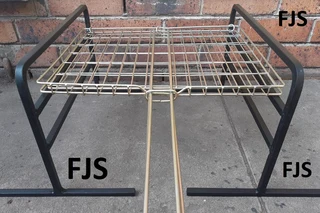 FJS  BRAAI  EQUIPMENT, TOOLS, POTJIE STAND, BRAAI GRIDS, GRID STANDS, SMOKER BASKETS, BOMAS, PANS,