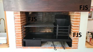 CUSTOM  FJS  BRAAI INSERTS 4, PANS, EMBER MAKERS, GRIDS, DOORS, BOMAS, GRID &amp; POTJIE STANDS,