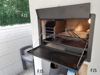 CUSTOM  FJS  BRAAI INSERTS, PANS, EMBER MAKERS, GRIDS, DOORS, BOMAS, GRID &amp; POTJIE STANDS