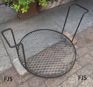 CUSTOM  FJS  BRAAI INSERTS, PANS, EMBER MAKERS, GRIDS, DOORS, BOMAS, GRID &amp; POTJIE STANDS