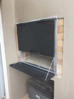 CUSTOM  FJS  BRAAI DOORS 2, BRAAI CLOSURES,  BUILT IN BRAAI DOOR REPLACEMENTS