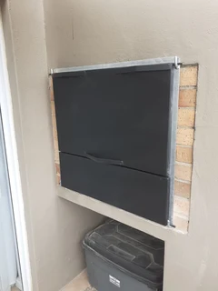 CUSTOM  FJS  BRAAI DOORS 2, BRAAI CLOSURES,  BUILT IN BRAAI DOOR REPLACEMENTS