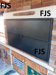 Custom  Fjs  Braai Doors 2, Braai Closures,  Built In Braai Door Replacements
