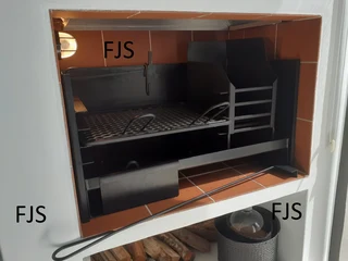 Custom  Fjs  Braai Inserts , Pans, Ember Makers, Grids, Doors, Bomas, Grid &amp; Potjie Stands
