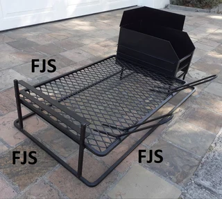 CUSTOM  FJS  BRAAI INSERTS , PANS, EMBER MAKERS, GRIDS, DOORS, BOMAS, GRID &amp; POTJIE STANDS