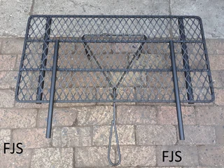 CUSTOM  FJS  BRAAI INSERTS , PANS, EMBER MAKERS, GRIDS, DOORS, BOMAS, GRID &amp; POTJIE STANDS