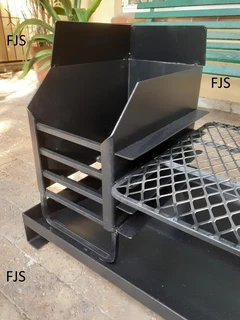 CUSTOM  FJS  BRAAI INSERTS,  PANS, EMBER MAKERS, GRIDS, DOORS, BOMAS, GRID &amp; POTJIE STANDS