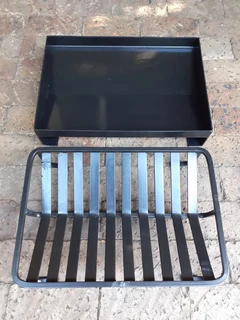 CUSTOM  FJS  FIRE PLACE SETS 1, GRATES, ASH PANS, FIRE BASKETS, BOMAS