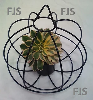 CUSTOM  FJS  STEEL MACRAME, POT HANGERS, PLANTER BASKETS, GLOBES, POT HOLDERS, PLANT HOLDERS