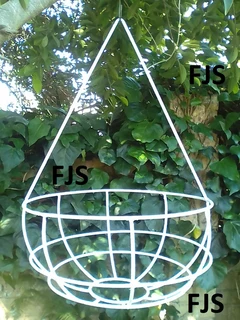 CUSTOM  FJS  STEEL MACRAME, POT HANGERS, PLANTER BASKETS, GLOBES, POT HOLDERS, PLANT HOLDERS