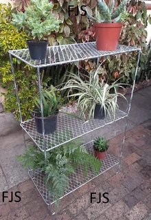 CUSTOM  FJS  PLANT STANDS 1, POT STANDS, TIER  STANDS, PLANT SHELVES, POT SHELVES, MESH STANDS