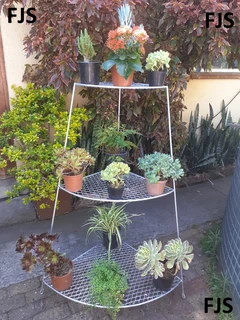 CUSTOM  FJS  PLANT STANDS 1, POT STANDS, TIER  STANDS, PLANT SHELVES, POT SHELVES, MESH STANDS