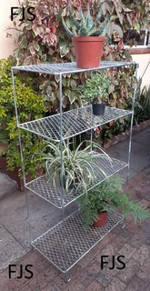 CUSTOM  FJS  PLANT STANDS 1, POT STANDS, TIER  STANDS, PLANT SHELVES, POT SHELVES, MESH STANDS