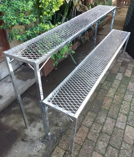 CUSTOM  FJS  PLANT STANDS, POT STANDS, TIER  STANDS, PLANT SHELVES, POT SHELVES, MESH STANDS
