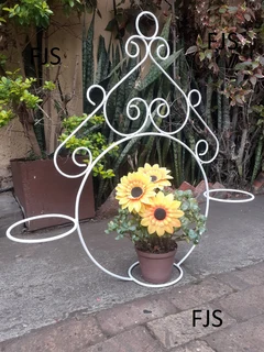 GARDEN  FJS  STEELWORKS - STANDS, SHELVES, BRACKETS, DECOR, POT HOLDERS, GLOBES