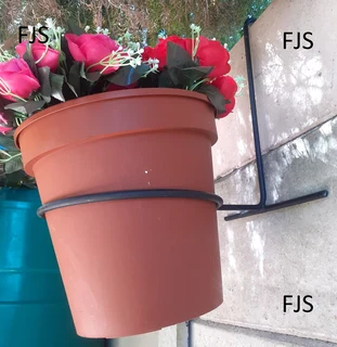 CUSTOM  FJS  WALL  PLANT SHELVES,  HOOK-OVER OR MOUNTED, PLANTER BOX BRACKETS, POT PLANT HOLDERS