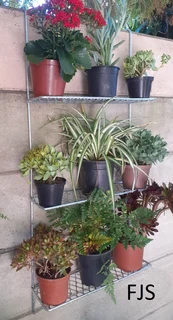 CUSTOM  FJS  WALL  PLANT SHELVES,  HOOK-OVER OR MOUNTED, PLANTER BOX BRACKETS, POT PLANT HOLDERS