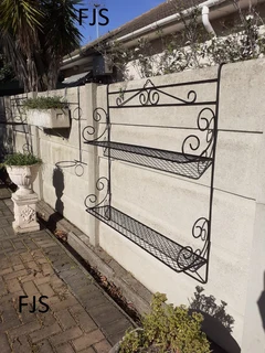 Custom  Fjs  Wall  Plant Shelves,  Hook-over Or Mounted, Planter Box Brackets, Pot Plant Holders