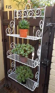 CUSTOM  FJS  GARDEN WALL BRACKETS HOOK OVER WALL OR BOLTED, SHELVES