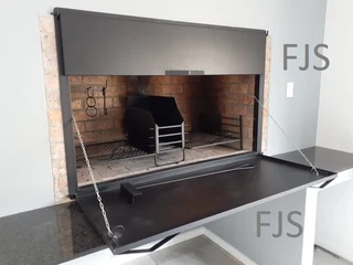 CUSTOM  FJS  BRAAI DOORS 1, BRAAI CLOSURES,  BUILT IN BRAAI DOOR REPLACEMENTS