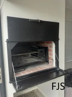 CUSTOM  FJS  BRAAI DOORS 1, BRAAI CLOSURES,  BUILT IN BRAAI DOOR REPLACEMENTS