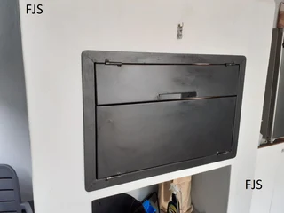 CUSTOM  FJS  BRAAI DOORS 1, BRAAI CLOSURES,  BUILT IN BRAAI DOOR REPLACEMENTS