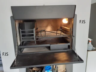 CUSTOM  FJS  BRAAI DOORS 1, BRAAI CLOSURES,  BUILT IN BRAAI DOOR REPLACEMENTS