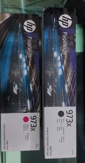 HP Original 973X  Black INK Cartridge, 973X Magenta Ink Cartridge for sale.  Brand new