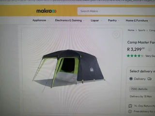 Camp Master 5 Sleeper Tent