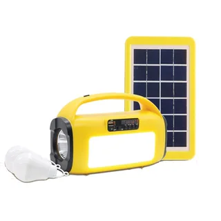 Everlotus Solar Light and Radio S3-1277 (Black or Yellow)