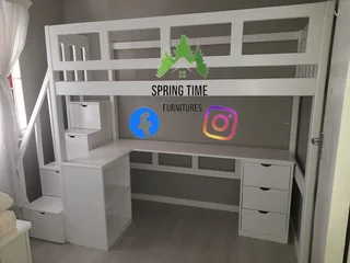 Loft beds in different designs