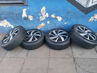 A Set of 16inche Rims And TYRES Toyota Starlet 4x100 Pcd