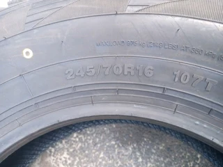 A set of Tyres 245/70 R16 Brand New