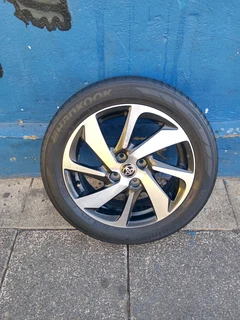 One Single Rim and Tyres 16inche Toyota Starlet