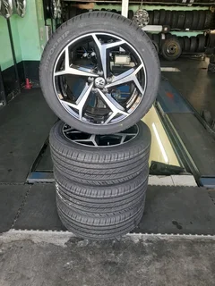 A Set of 17inche Polo TSI and Polo Vivo and Polo Cross 5x100 Pcd Rims And TYRES