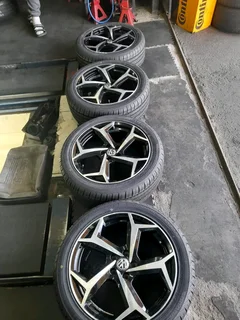 A Set of 17inche Polo TSI and Polo Vivo and Polo Cross 5x100 Pcd Rims And TYRES