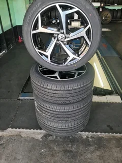 A Set of 17inche Polo TSI and Polo Vivo and Polo Cross 5x100 Pcd Rims And TYRES