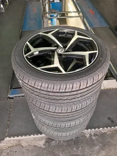 A Set of 17inche Polo TSI and Polo Vivo and Polo Cross 5x100 Pcd Rims And TYRES
