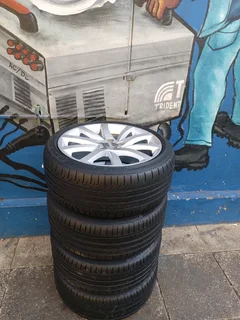 A Set of 18inche Audi Rims and Tyres