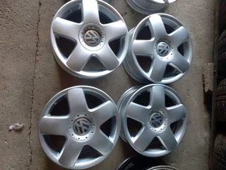 A Set of 15inche Rims Polo TSI and Polo Vivo