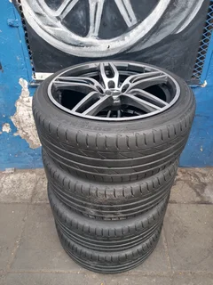 A Set of Rims And Tyres 19inche AMG Mercedes Benz