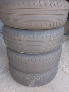 A Set of 15inche Rims and Tyres Kia Rio 4x100 Pcd Original mags