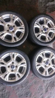 A Set Of Rims And Tyres 15inche Ford Figo And Ford Fiesta