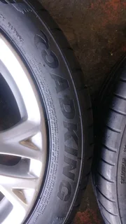 A Set of Rims And TYRES 15inche Ford Figo and Ford Fiesta