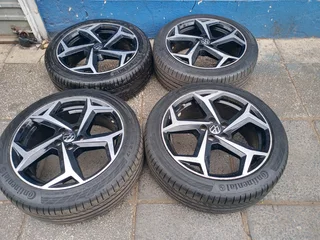 A Set Of Rims And Tyres 17inche Polo Tsi And Polo Vivo