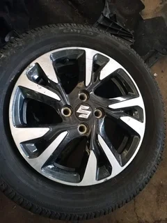 One Single Rim and Tyres 16inche Suzuki Swift 4x100 Pcd