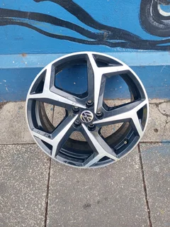 One Single Rim 17inche Vww Polo R-Line and Polo TSI 5x100 Pcd