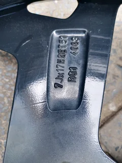 One Single Rim 17inche Vww Polo R-Line and Polo TSI 5x100 Pcd