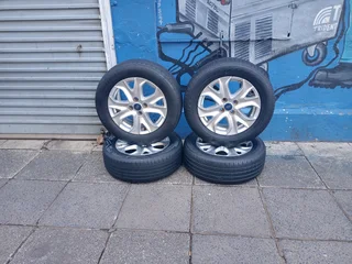 A Set of 16inche Rims And TYRES Ford Ecosport