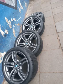 A Set Of 19inche Rims And Tyres Bmw F30 5x120